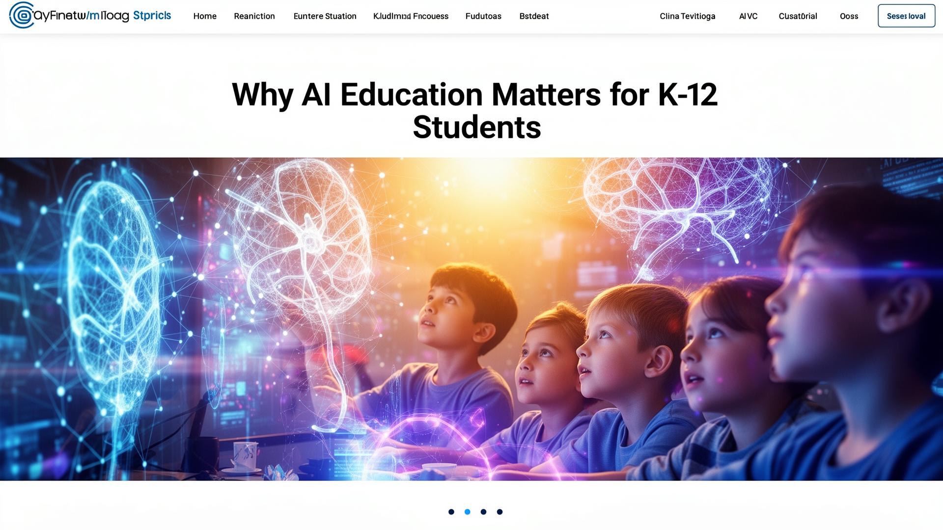 Why AI education matters for K12 students visual